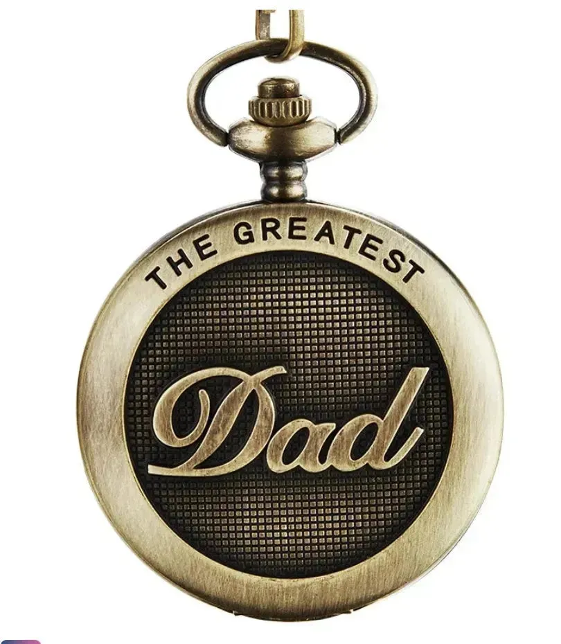 DAD grandpa necklace watch