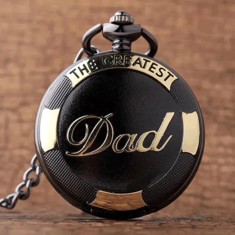 DAD grandpa necklace watch