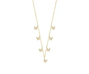 Dangle Butterfly Necklace