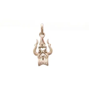 Dazzling Divinity: Unveiling the Trishul Silver Pendant, a Statement of Sacred Style