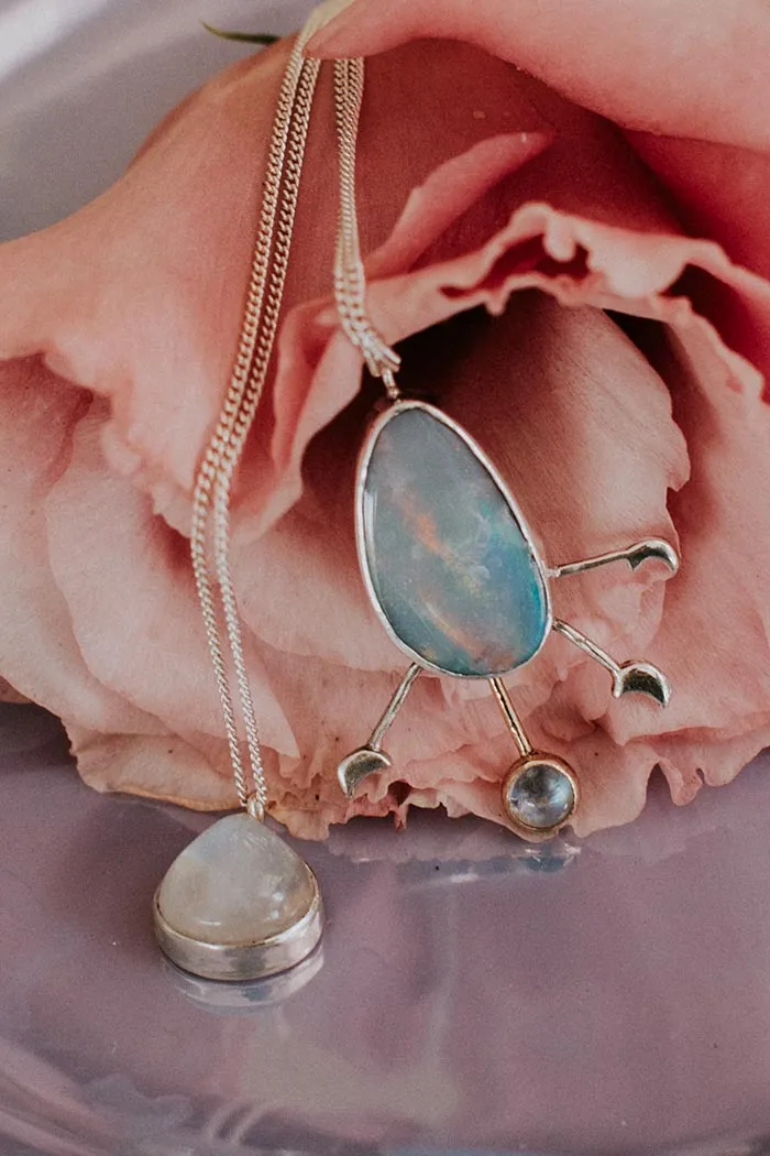 Dew Drop Necklace - Moonstone