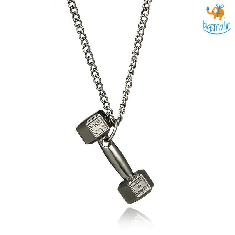 Dumbbell Pendant