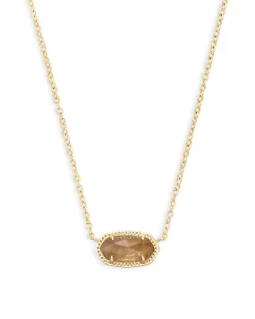 Elisa Gold - Genuine Citrine Quart Necklace