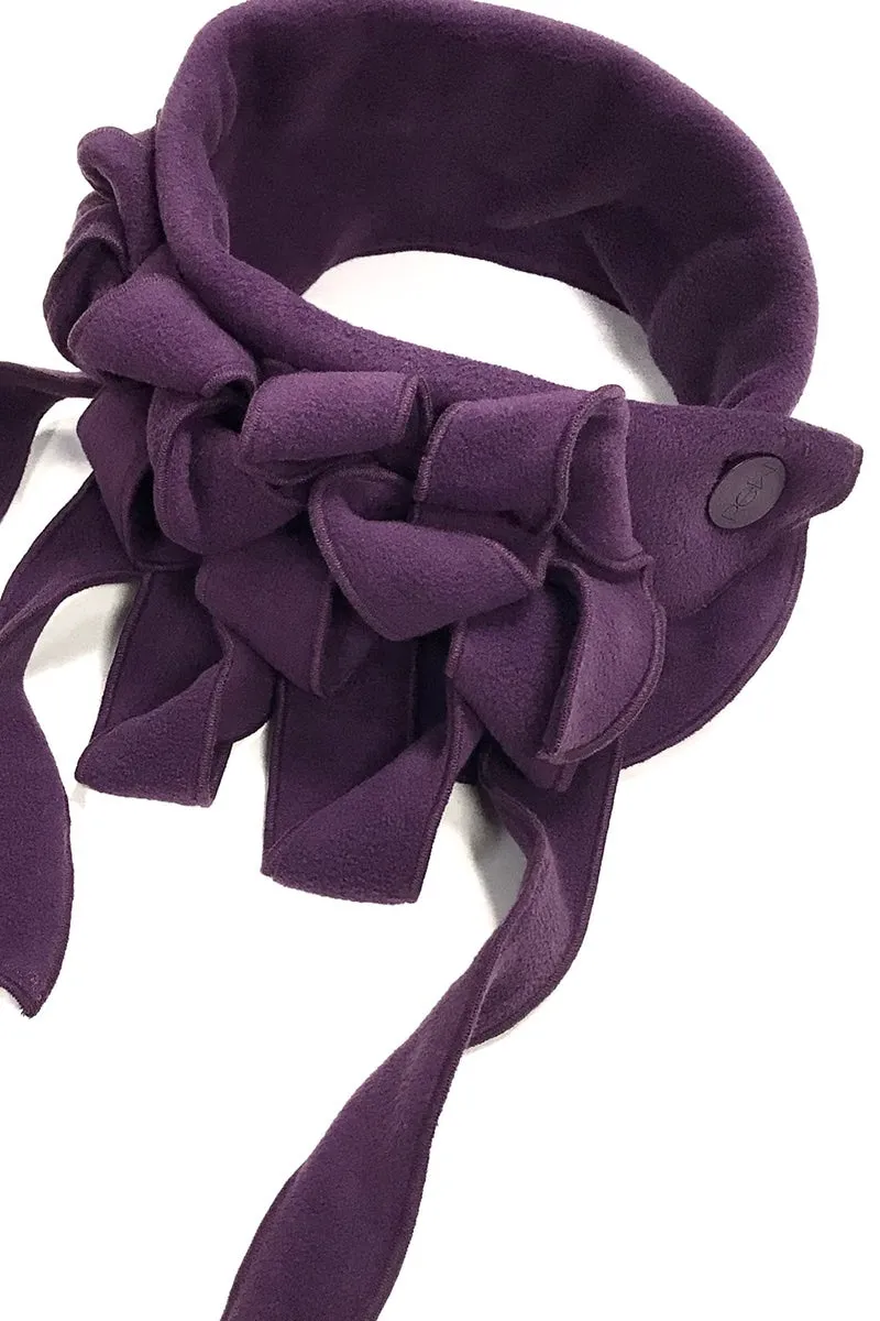 Ellie - Aubergine  Collar Scarf