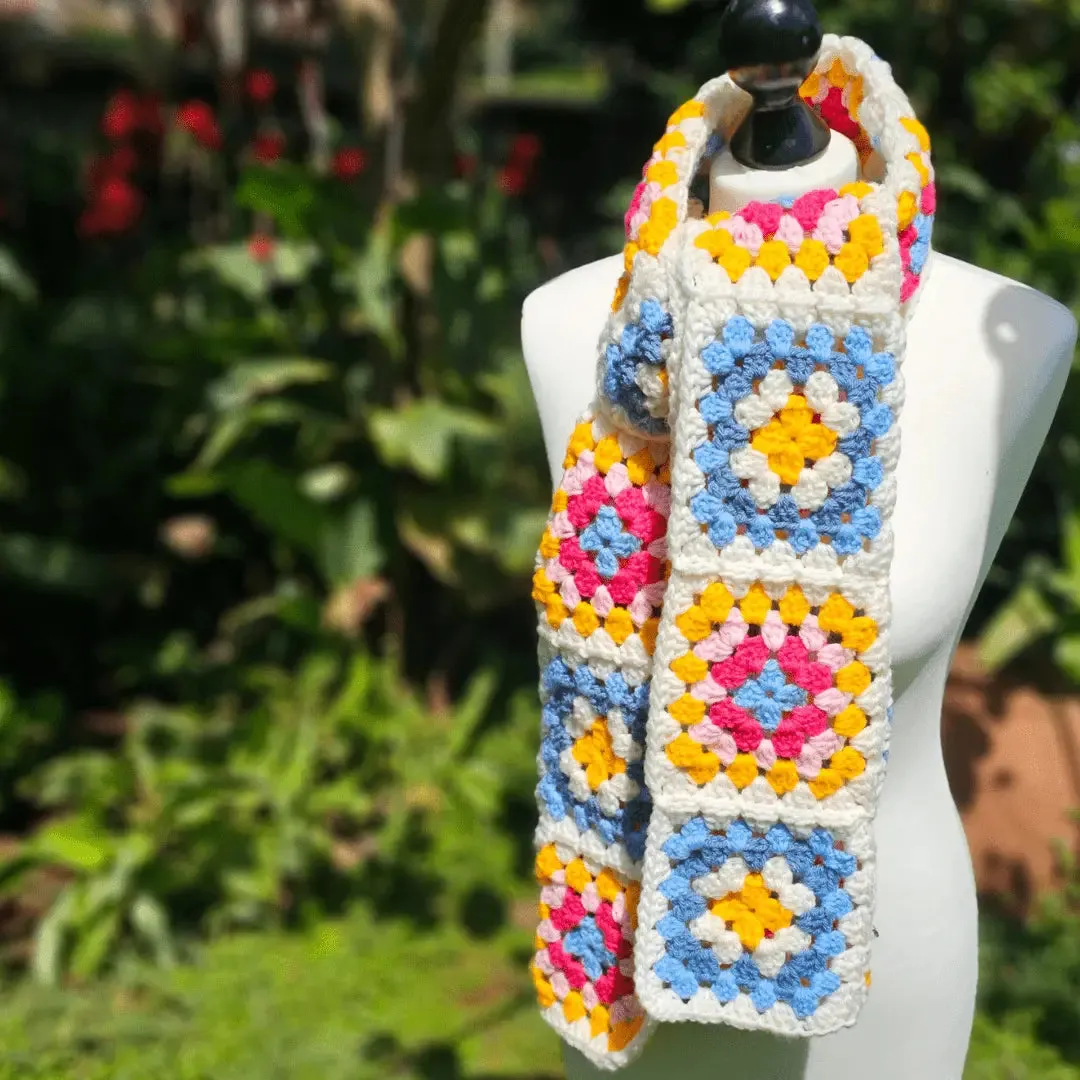 Elsbeth Inspired Granny Square Scarf