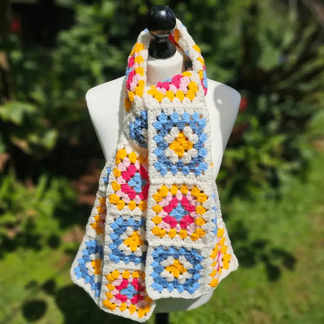 Elsbeth Inspired Granny Square Scarf