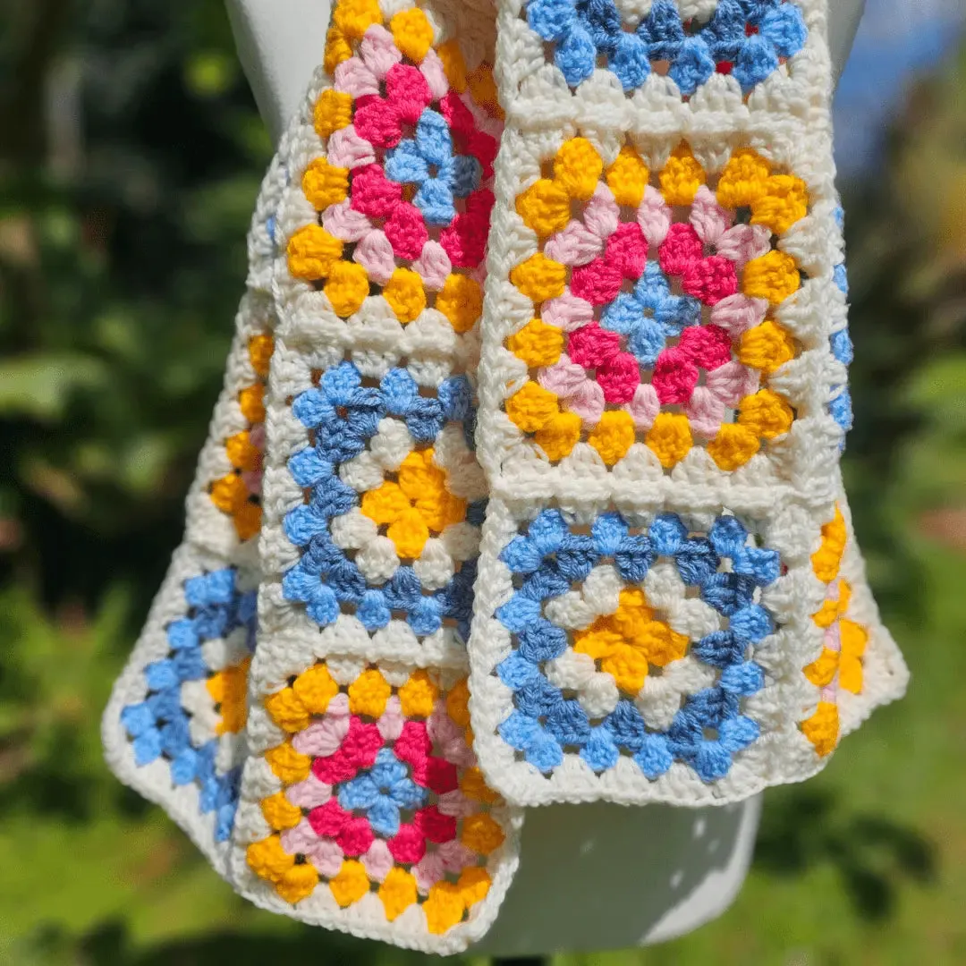 Elsbeth Inspired Granny Square Scarf