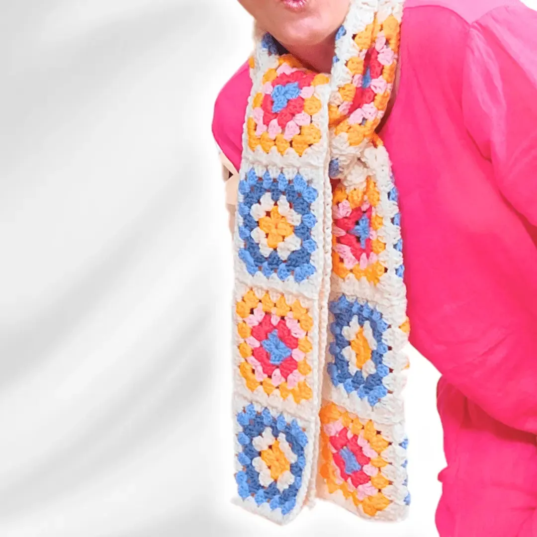 Elsbeth Inspired Granny Square Scarf