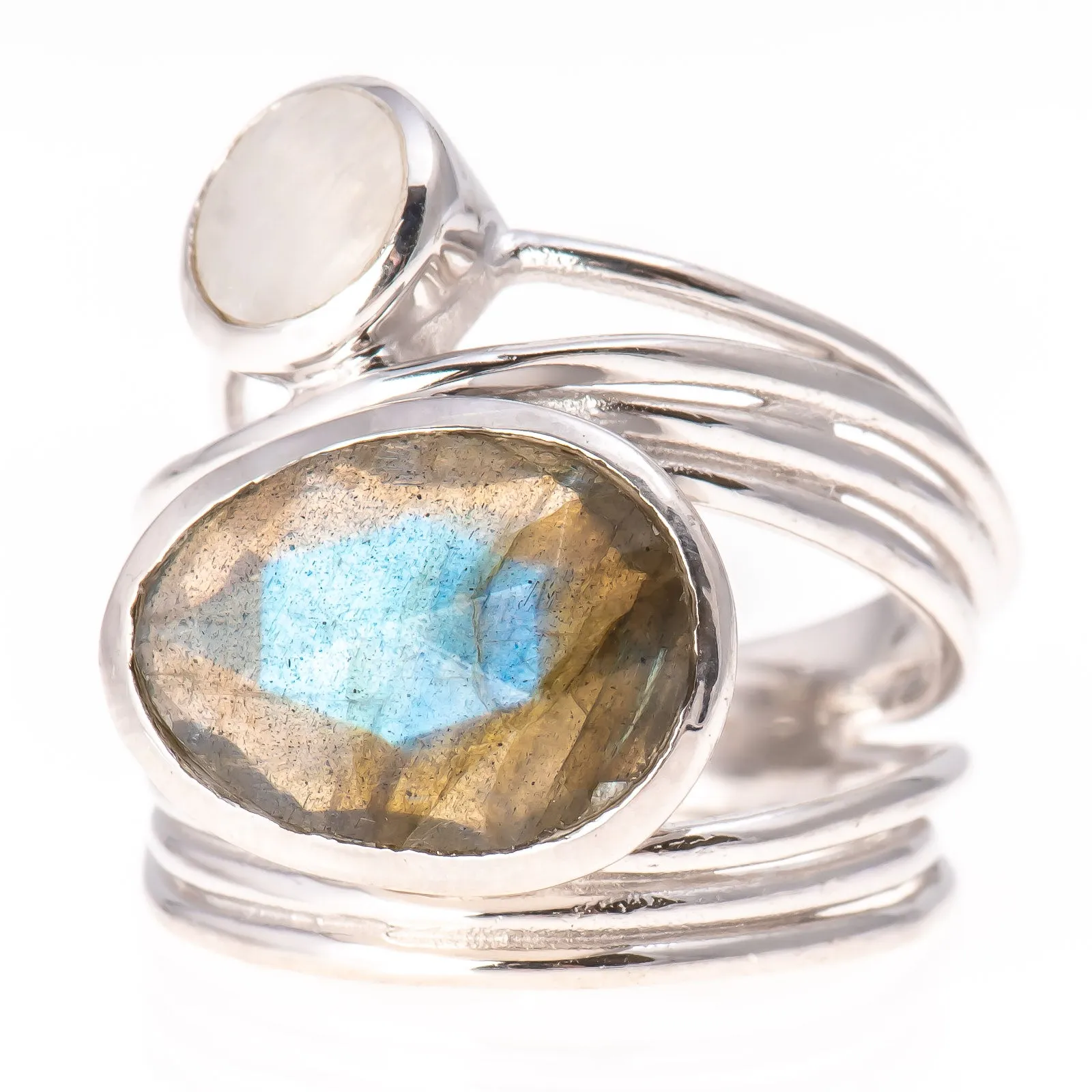 Emmy Ring (Labradorite & Moonstone)