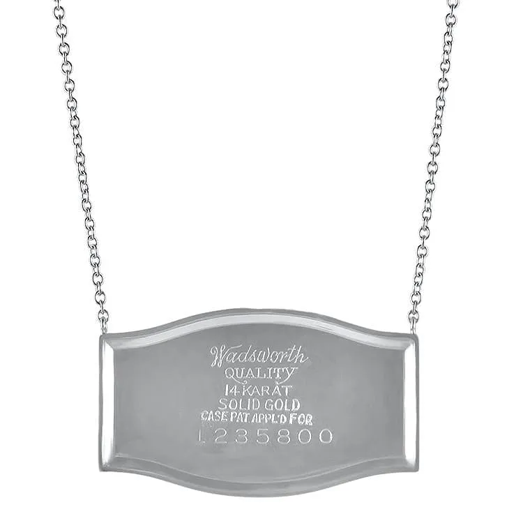 Engravable Watch Case Necklace