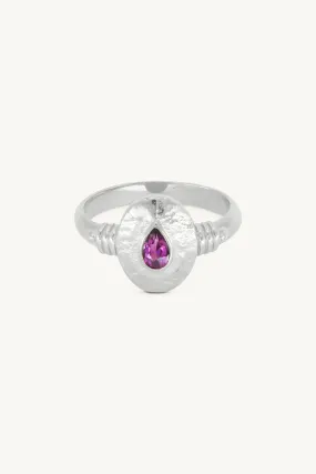 Esme Rhodolite Silver Ring