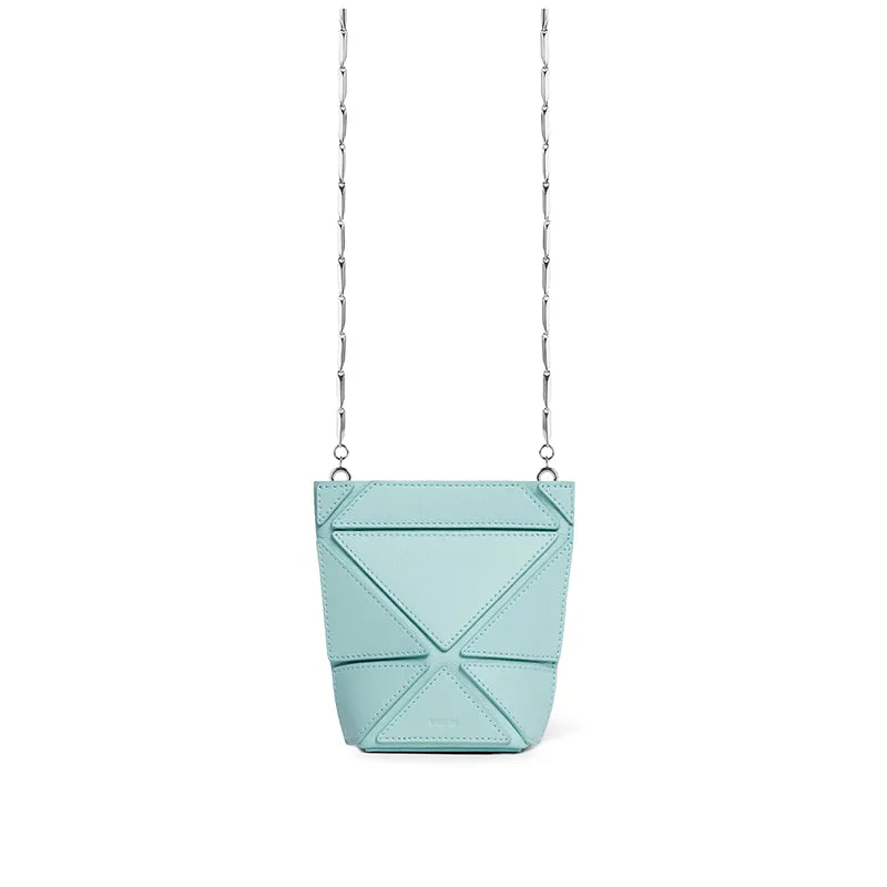 Facet Micro Plus Foldable Crossbody Bag - Blue