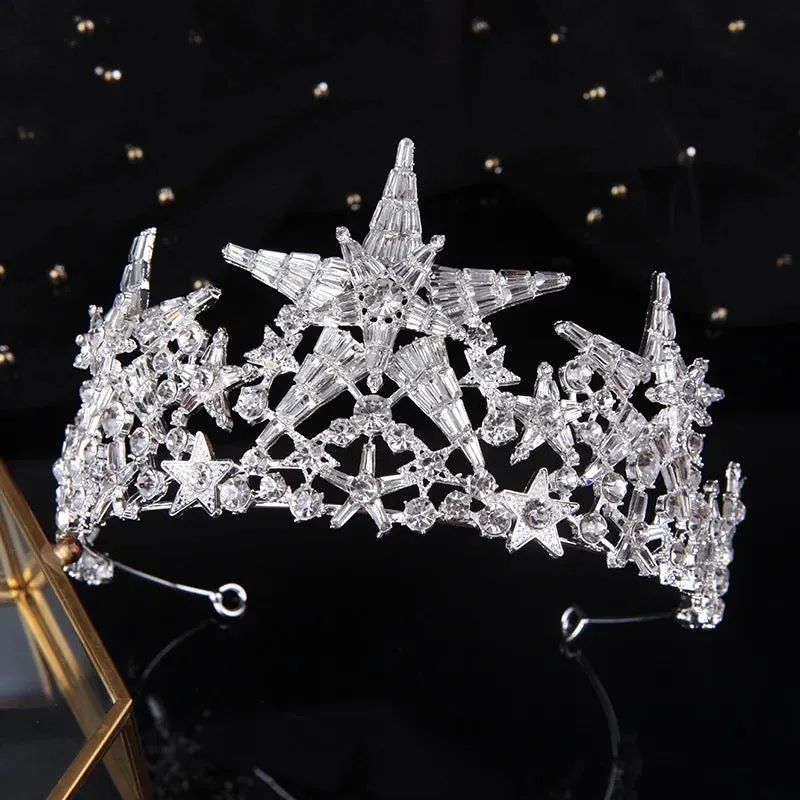 Feeling Royal Star Rhinestone Tiara