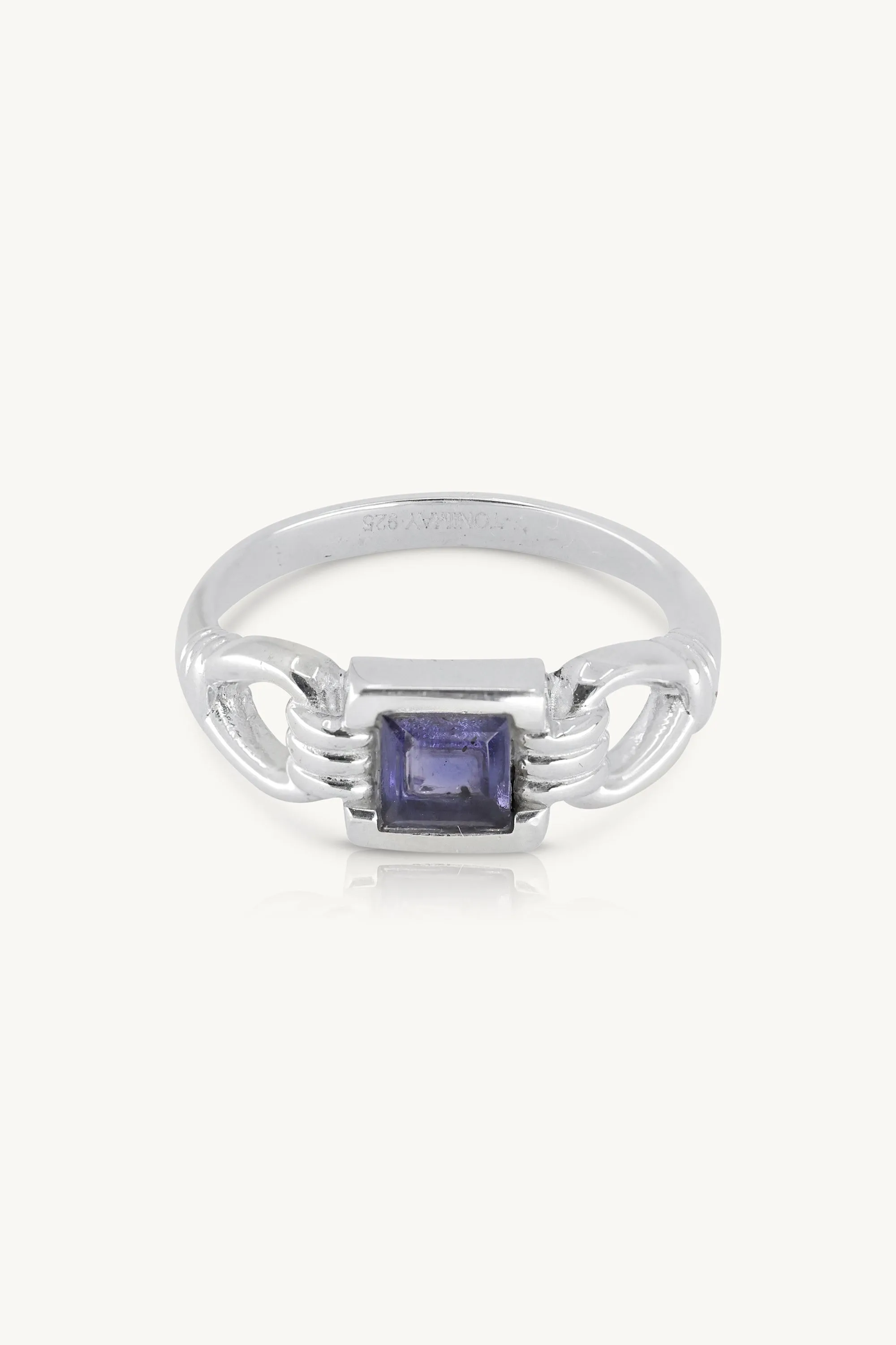 Freya Iolite Silver Ring