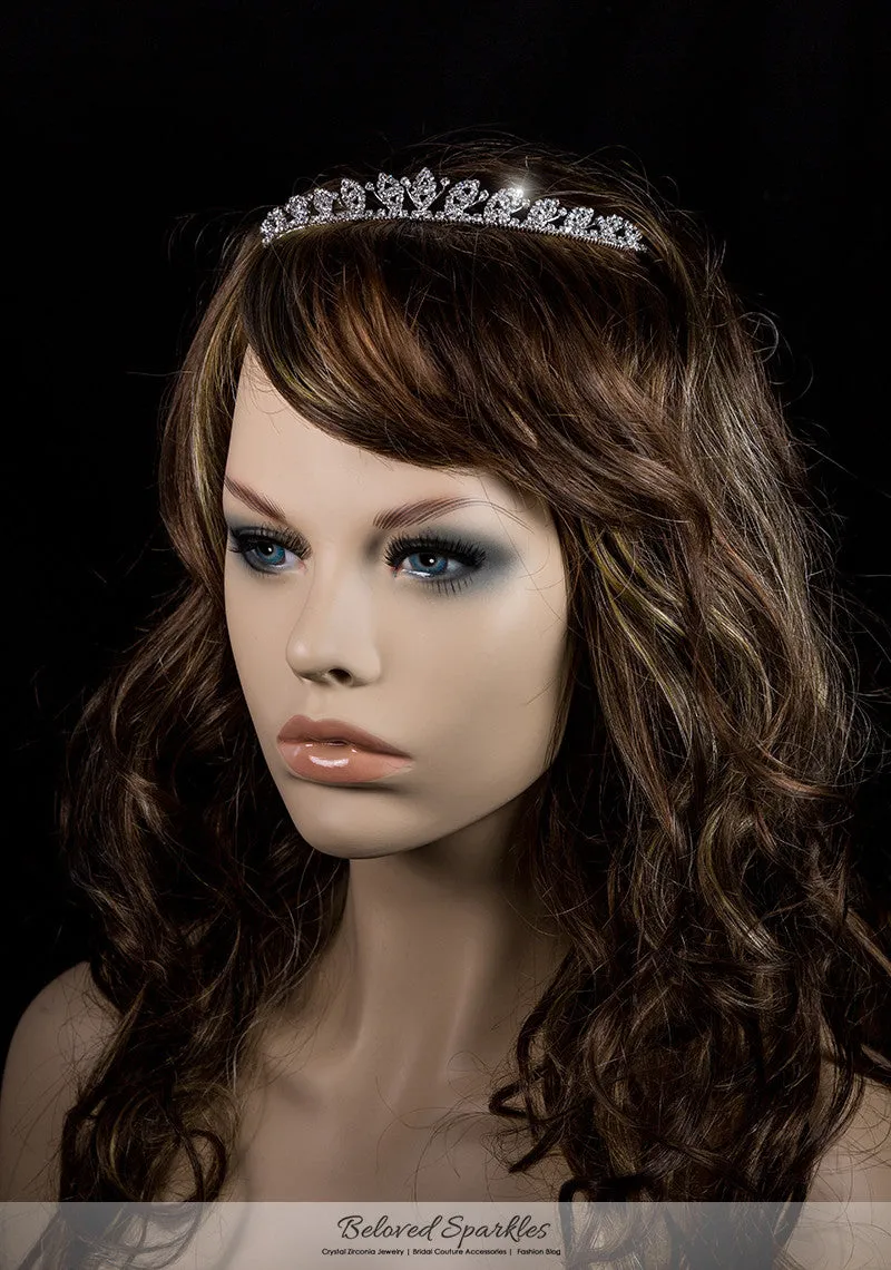 Frida Petite Art Deco Tiara | Rhinestone