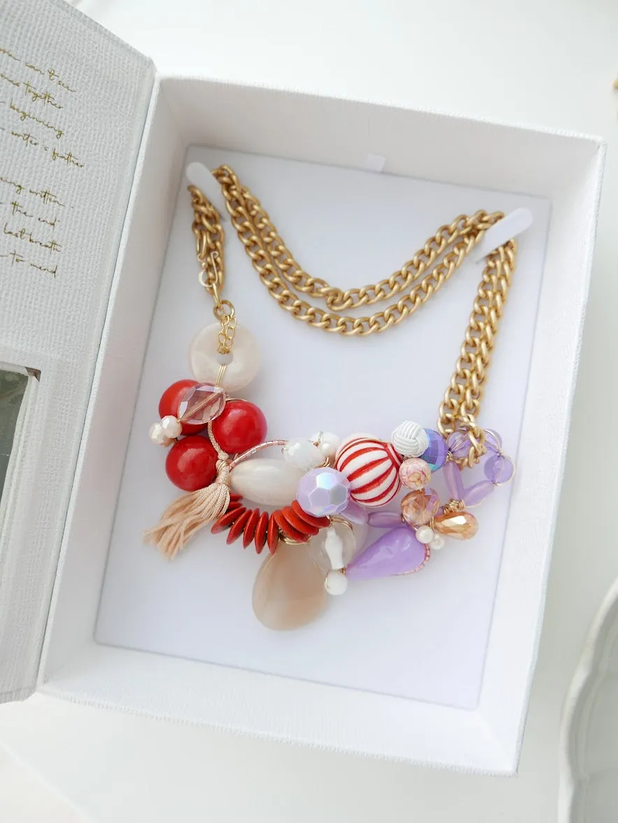 Fruit Of JOY Statement Bauble Necklace