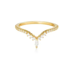 Georgini Rock Star Tiara Gold Ring - 8