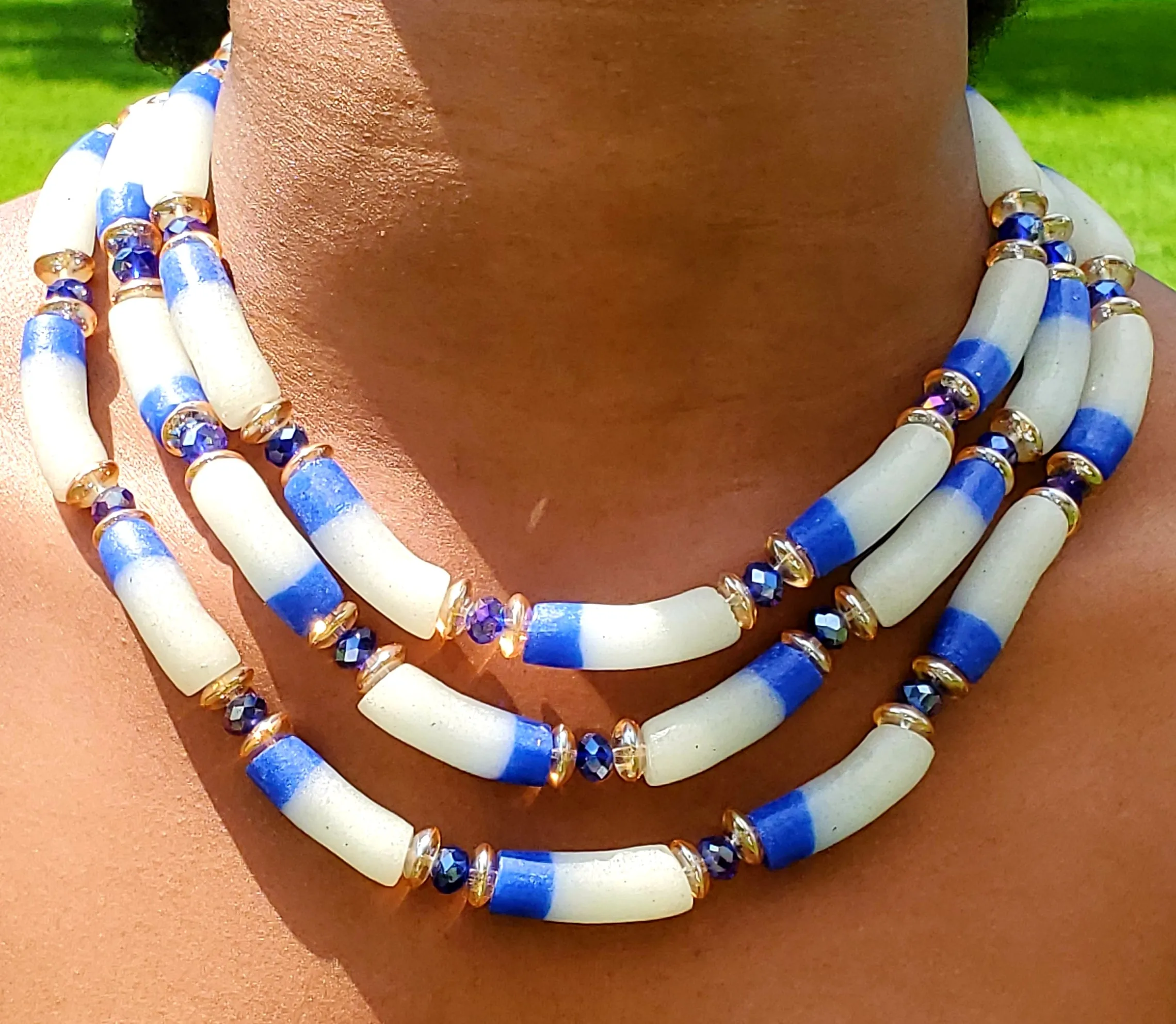 Glass Beaded Necklace