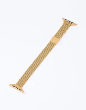 Gold Mesh Thin Watch Band 38/40/41mm