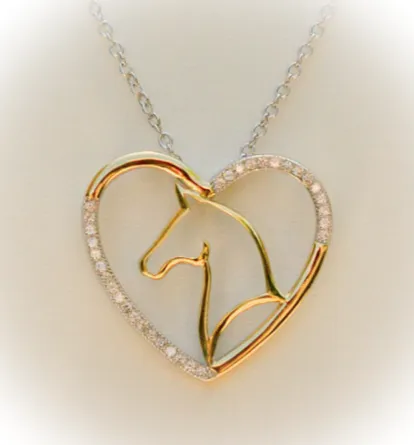 Golden Horse Necklace