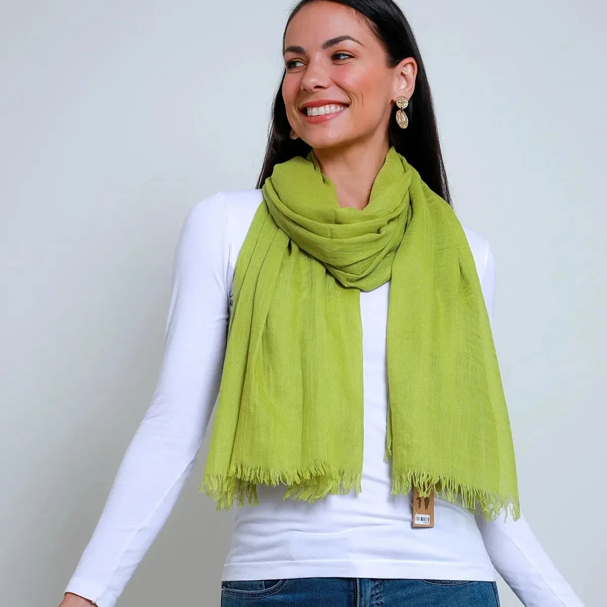 Green Scarf by Lemon Tree