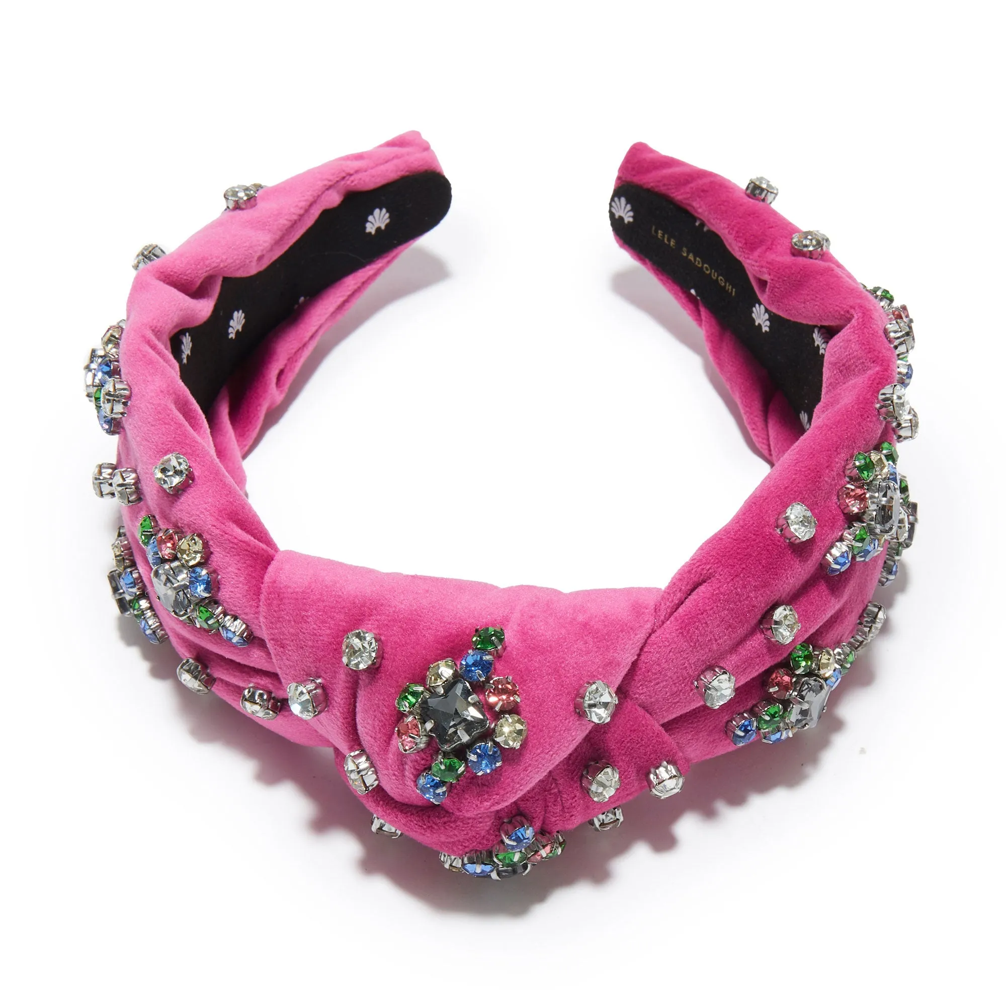 HARLEQUIN RAINBOW KNOTTED TWINKLE CRYSTAL HEADBAND