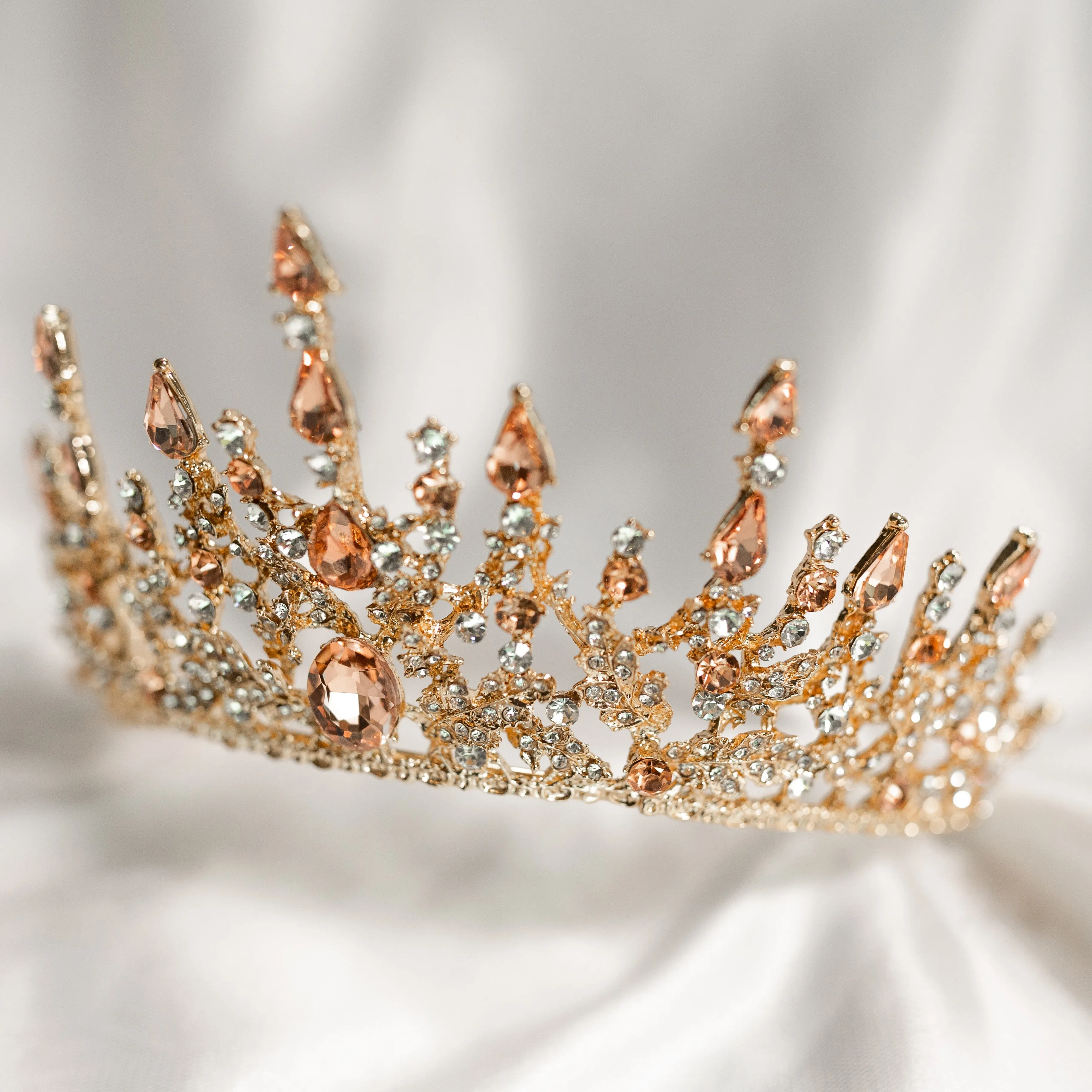 Helena's Tiara in Pink & Gold