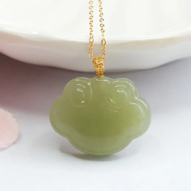 Hetian Jade Ruyi Necklace: A Symbol of Fortune and Elegance