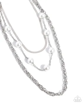 High-Class Haute - White Necklace