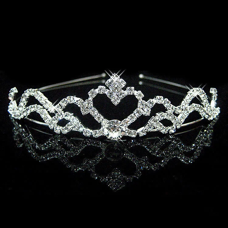 Hot fashion female girl rhinestone crystal Headband bandage on his head Bride Wedding Tiara crown hair hoop accessories