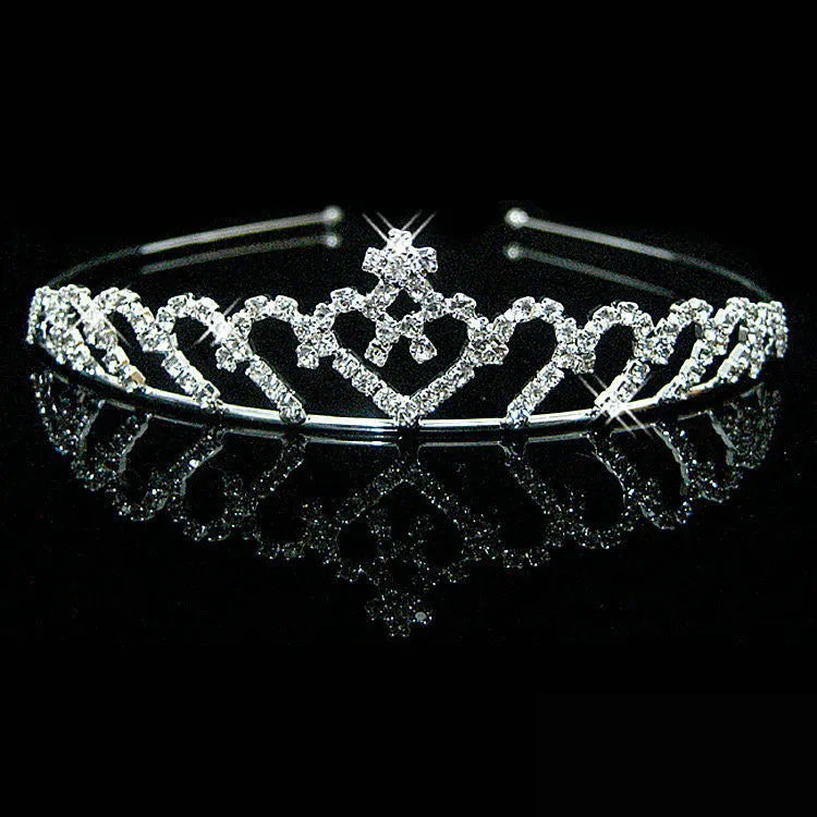 Hot fashion female girl rhinestone crystal Headband bandage on his head Bride Wedding Tiara crown hair hoop accessories