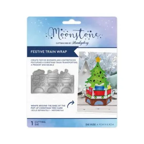 Hunkydory Moonstone Dies - Festive Train Wrap