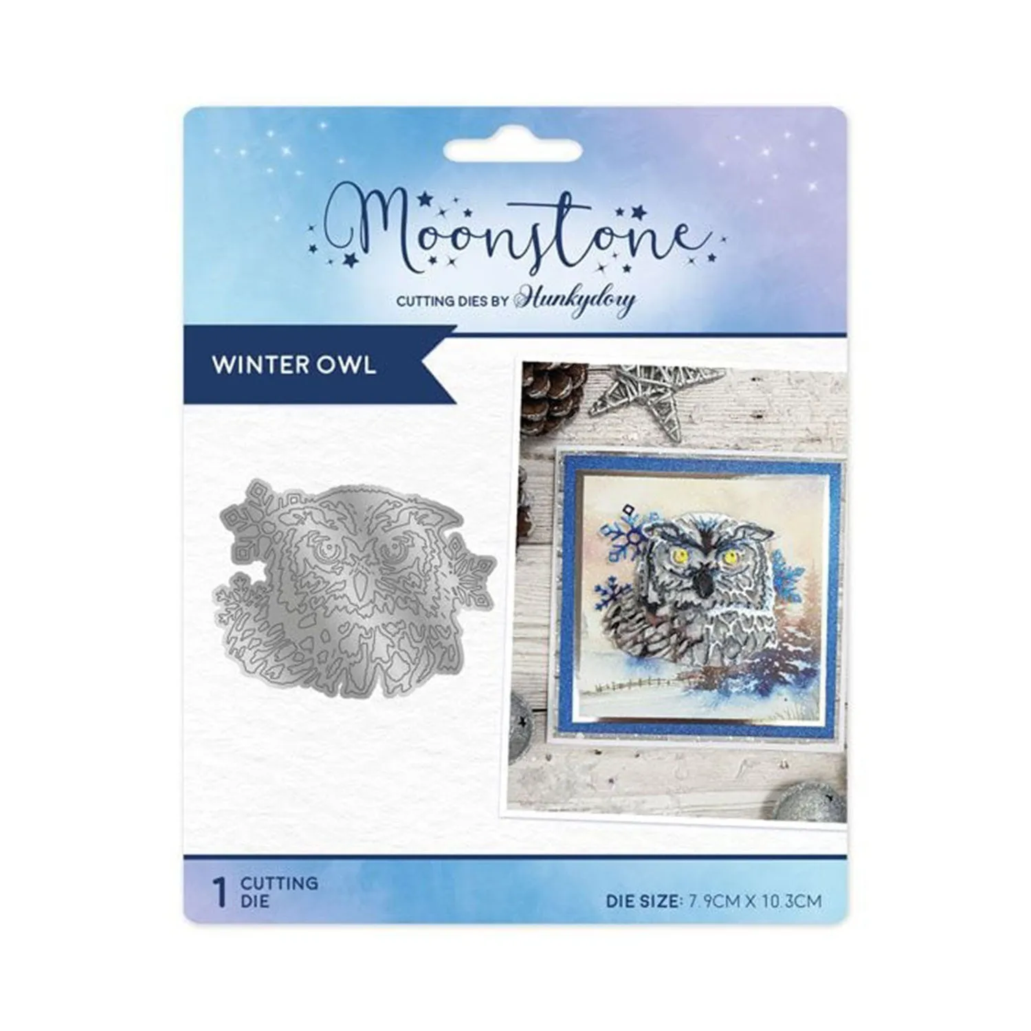 Hunkydory Moonstone Dies - Winter Owl*