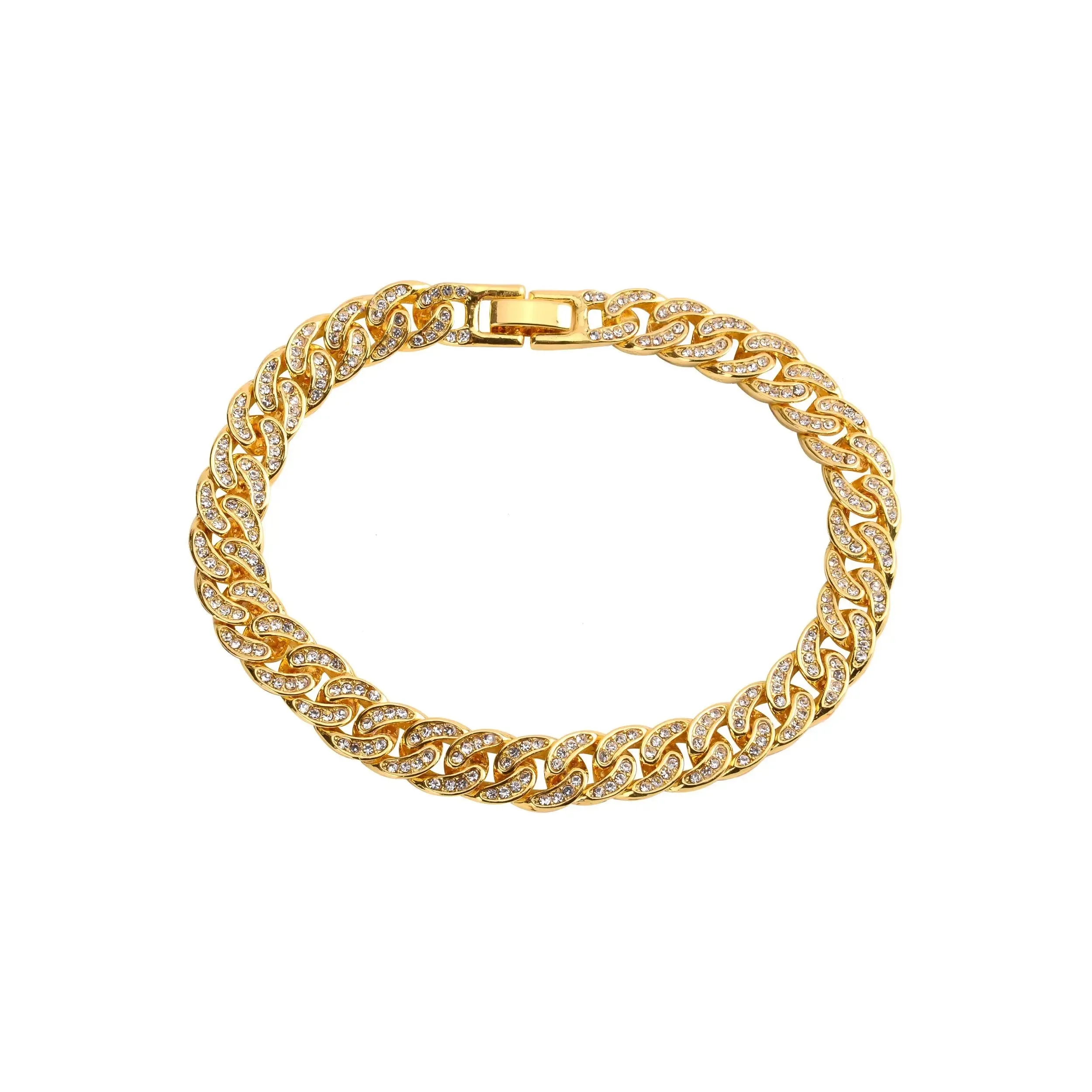 Iced Out 8 MM Cuban Link Bling Bracelet by Bling Master