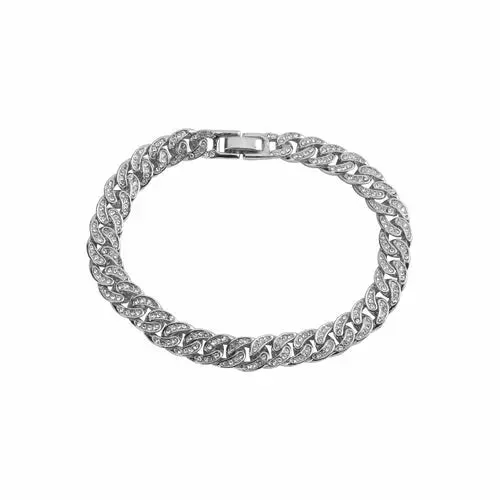 Iced Out 8 MM Cuban Link Bling Bracelet by Bling Master