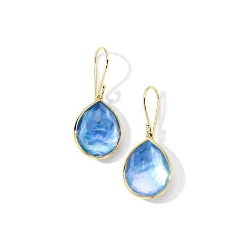 Ippolita 18K Yellow Gold Rock Candy Medium Teardrop Earrings with Triplet