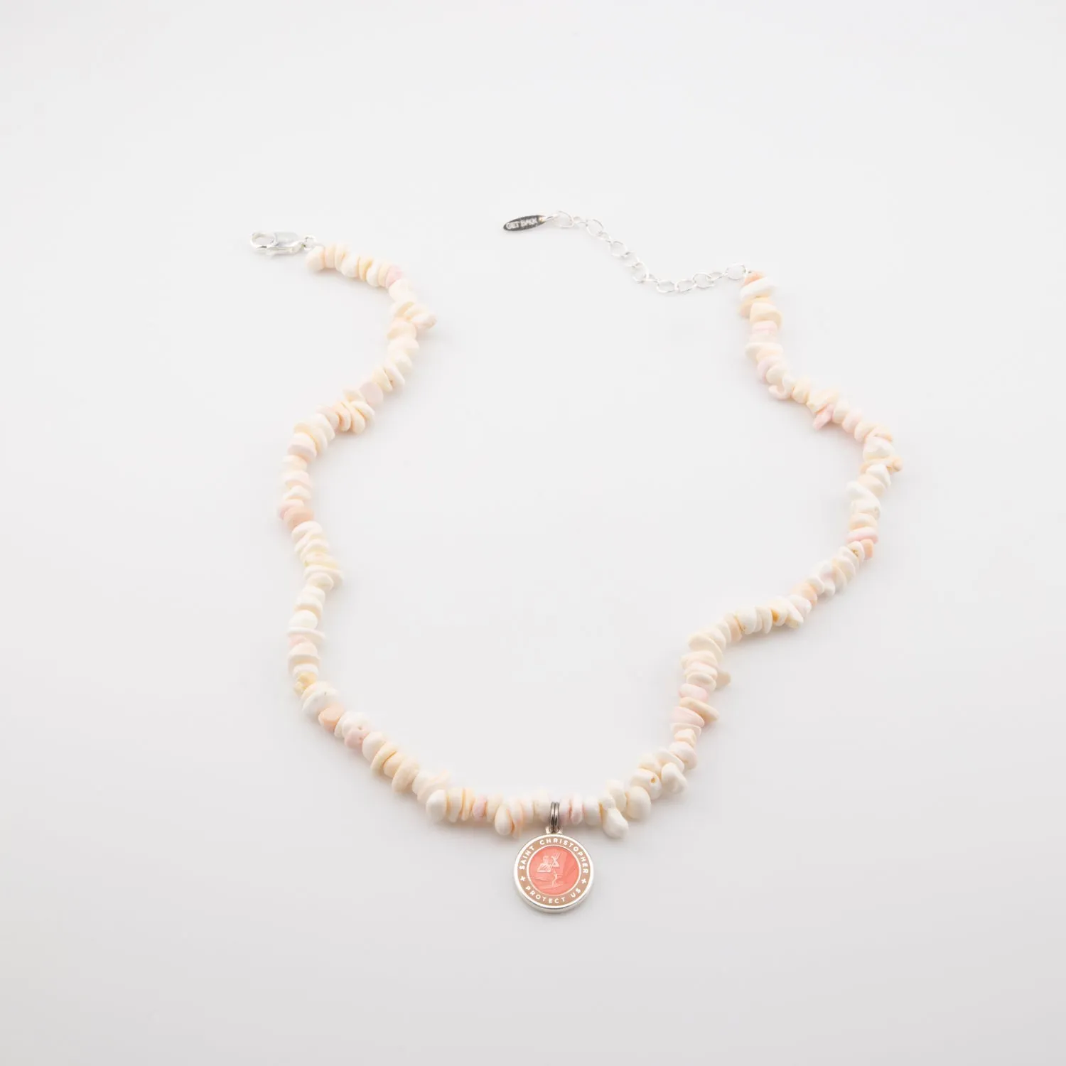 Island Girl Beaded Choker - Melon / Blush