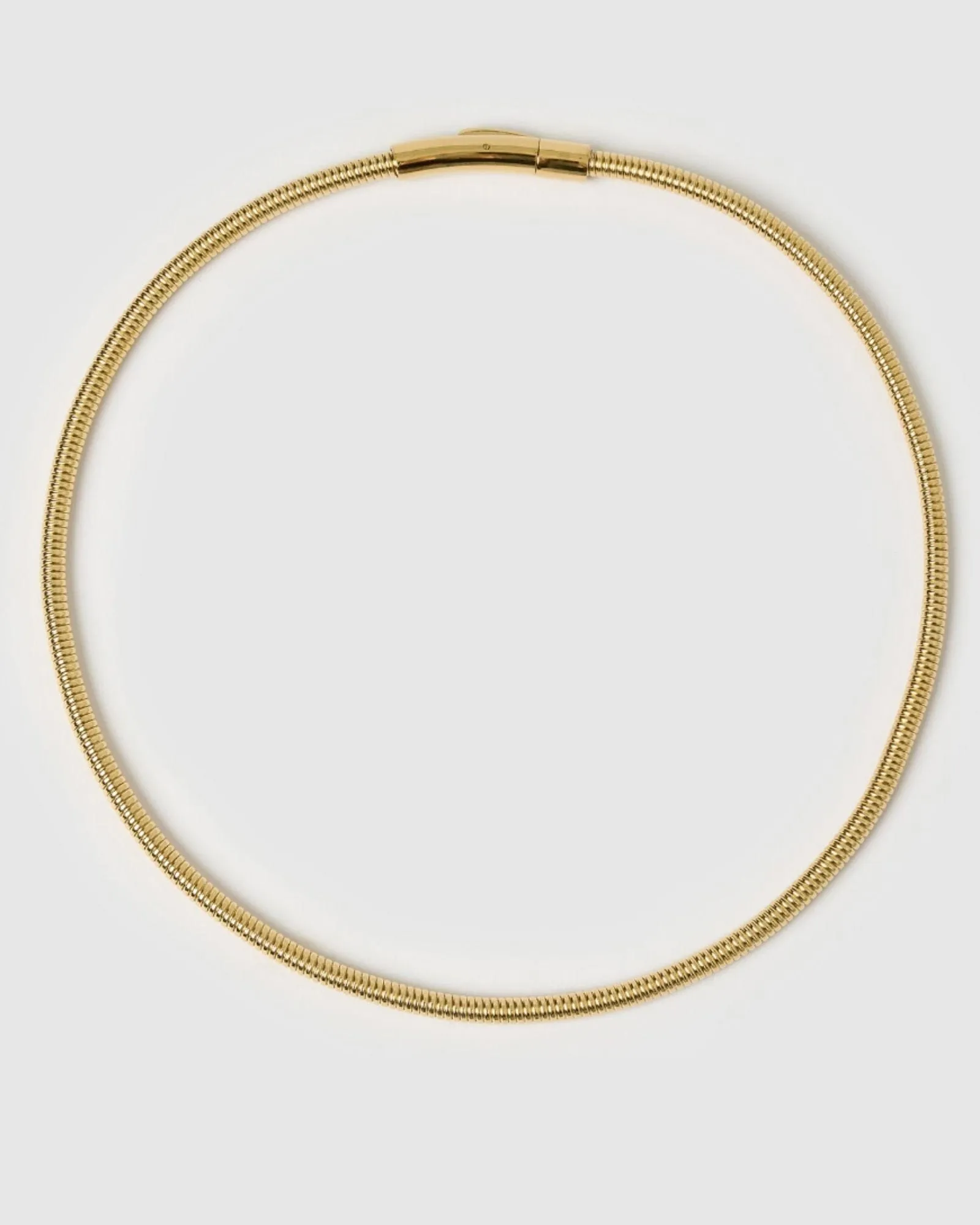 Izoa Vala Snake Chain Necklace Gold