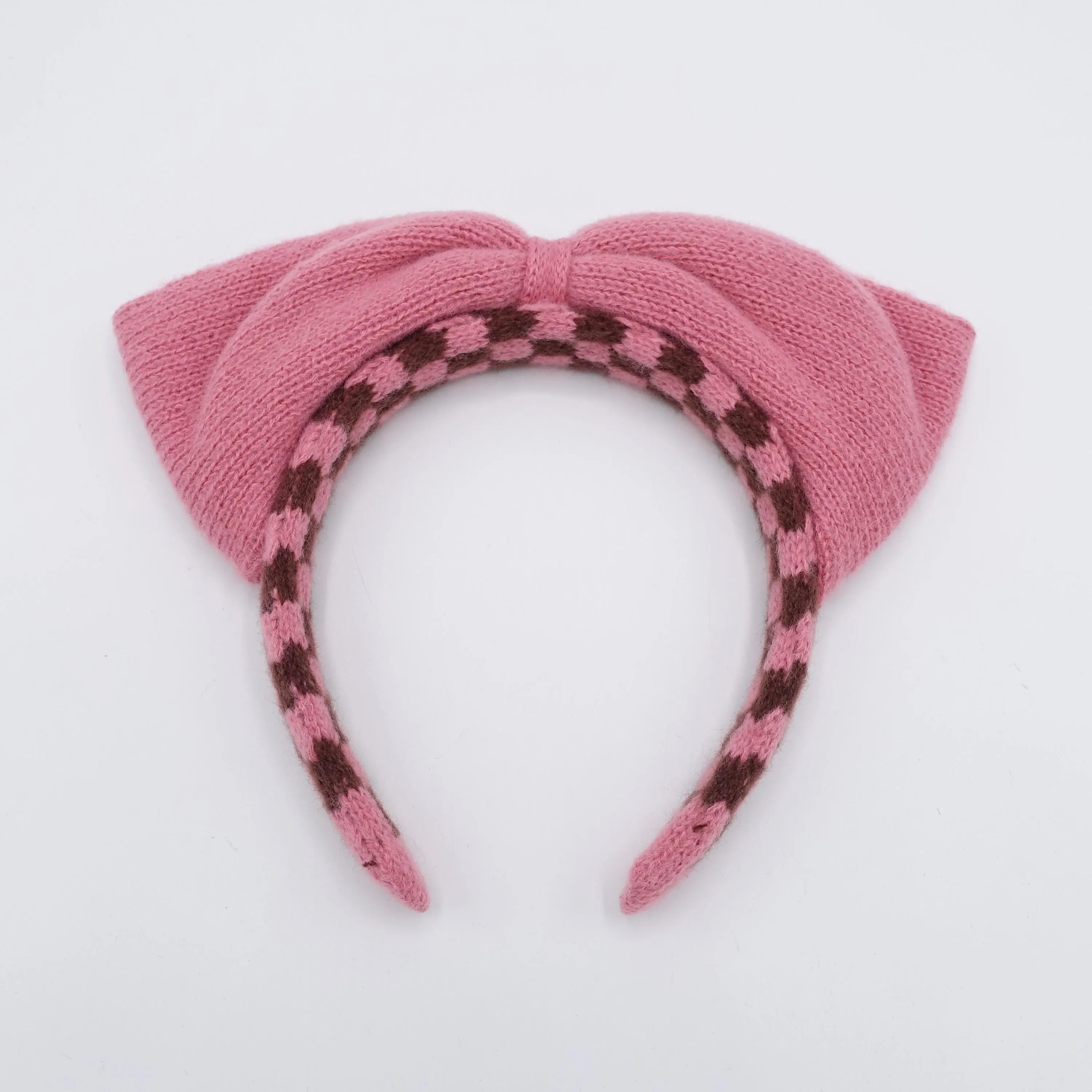 knit bow headband, cute Winter headband