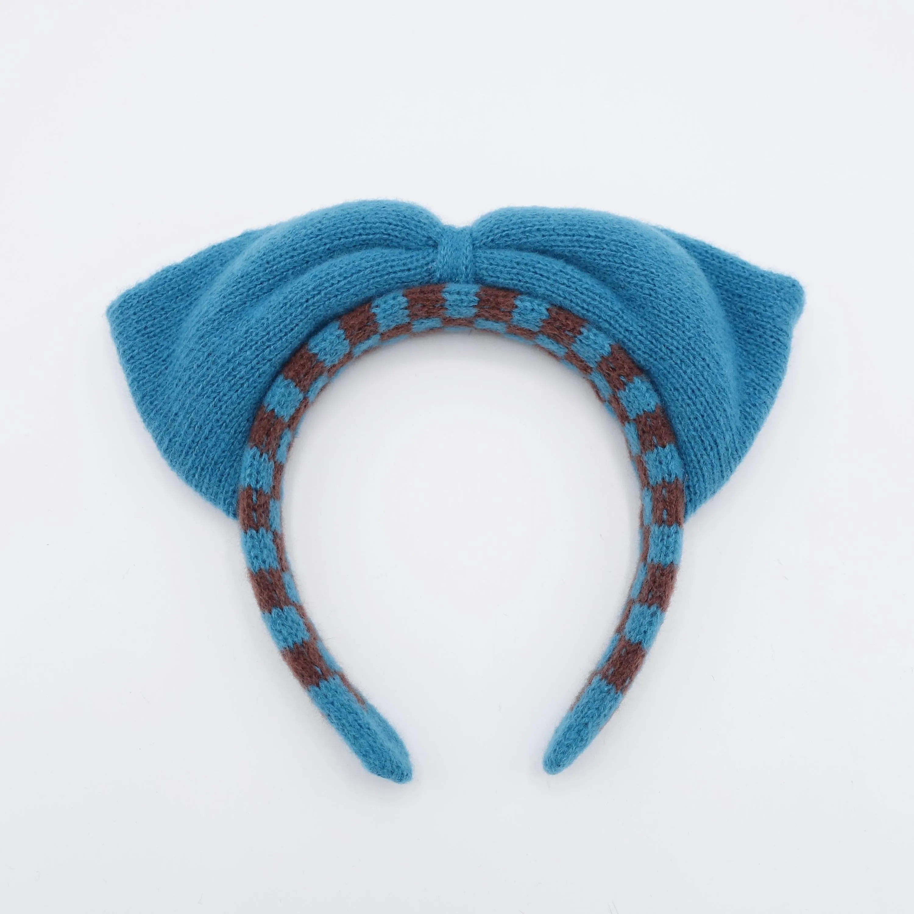 knit bow headband, cute Winter headband