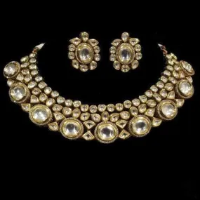 Kundan Necklace Single Layered