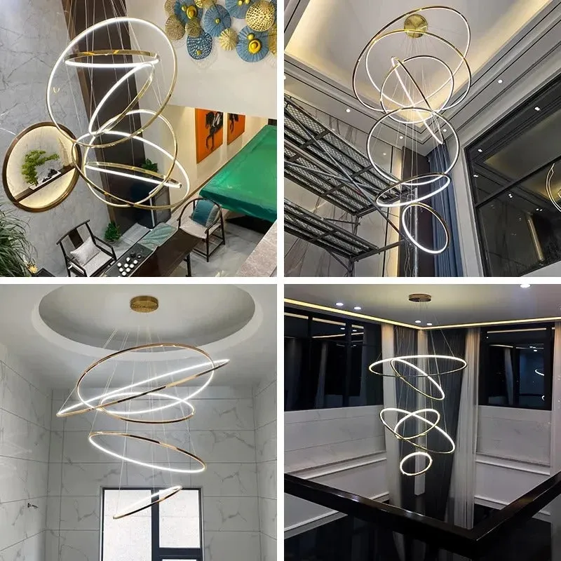 Laloopor Multiple Rings Pendant Light