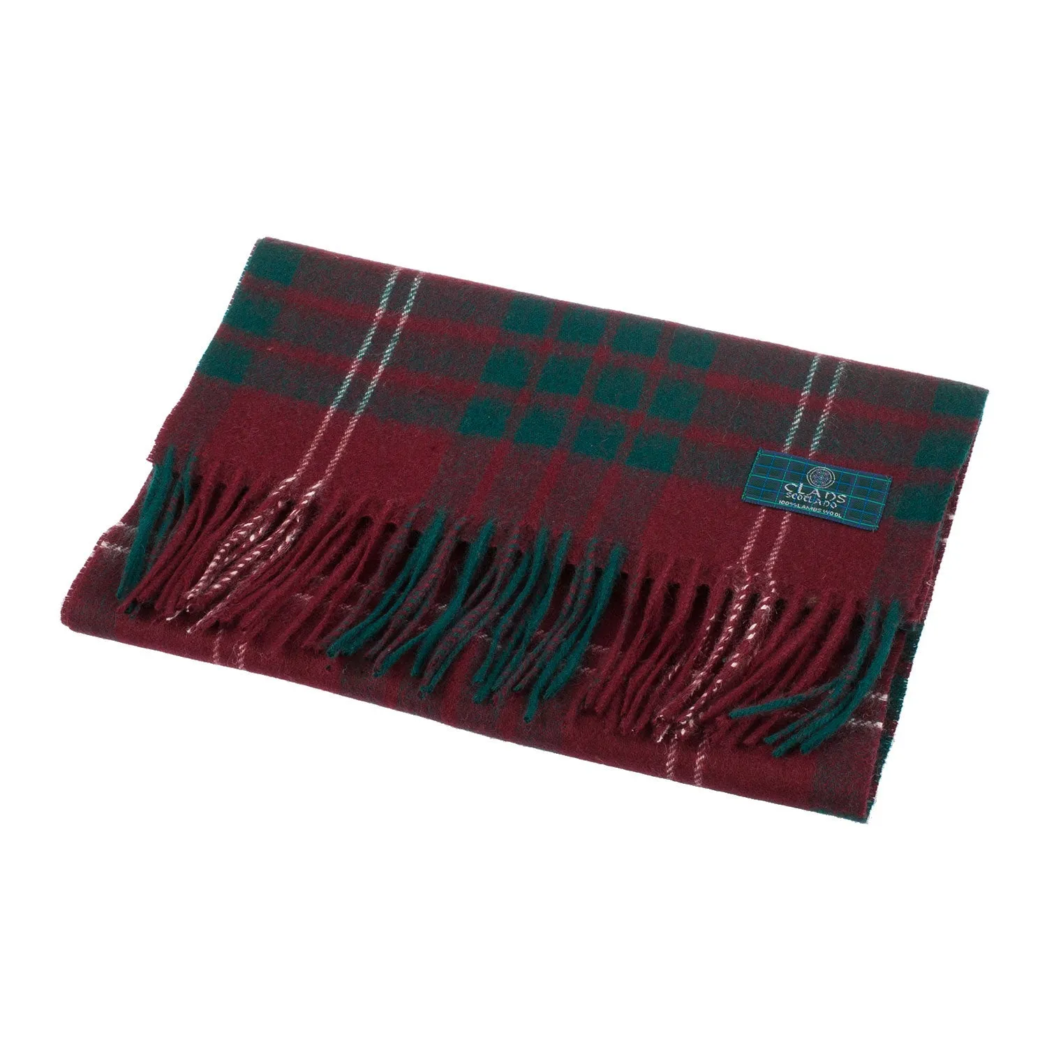 Lambswool Scottish Tartan Clan Scarf  Crawford