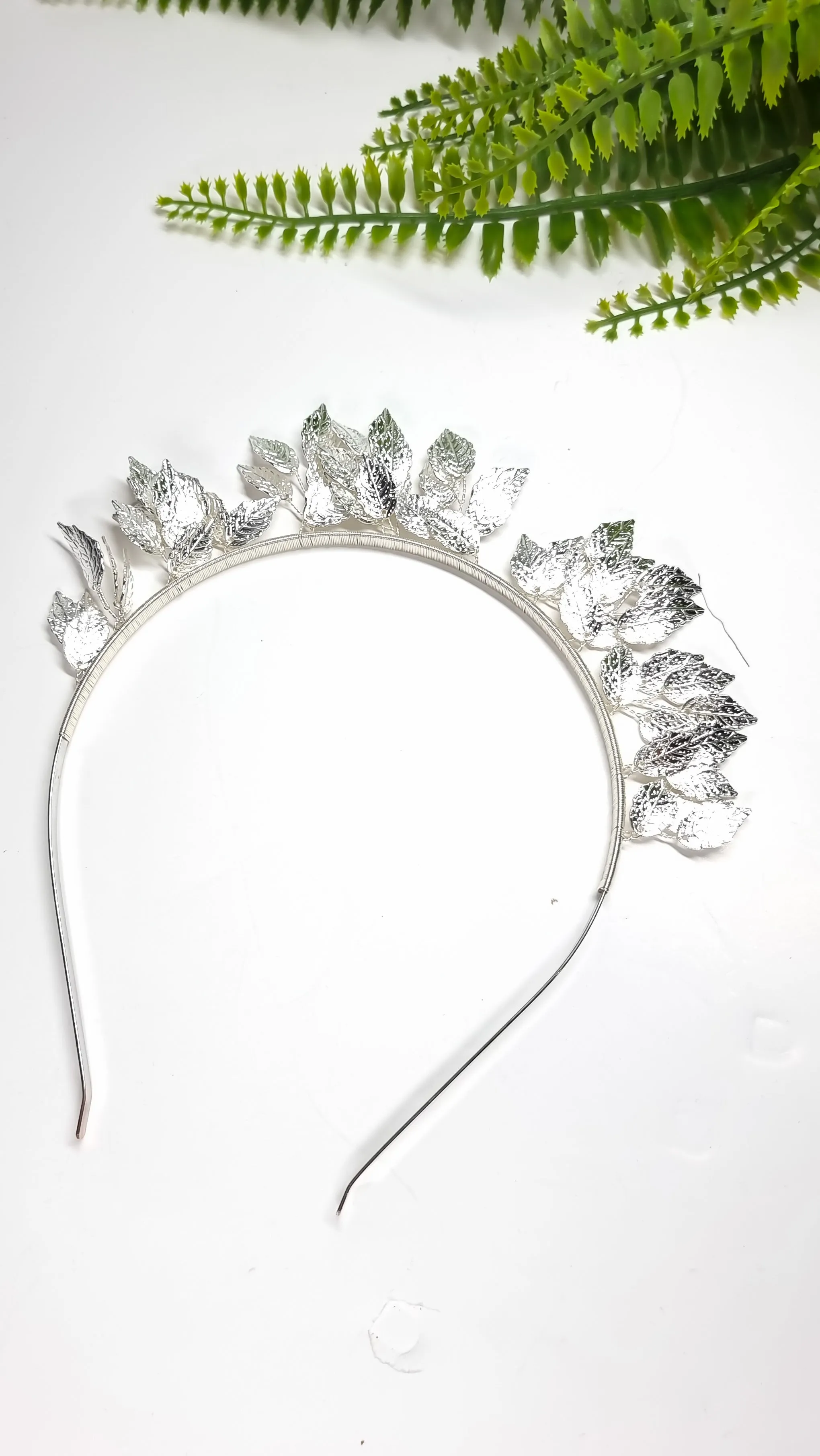 Leaf Tiara- Silver