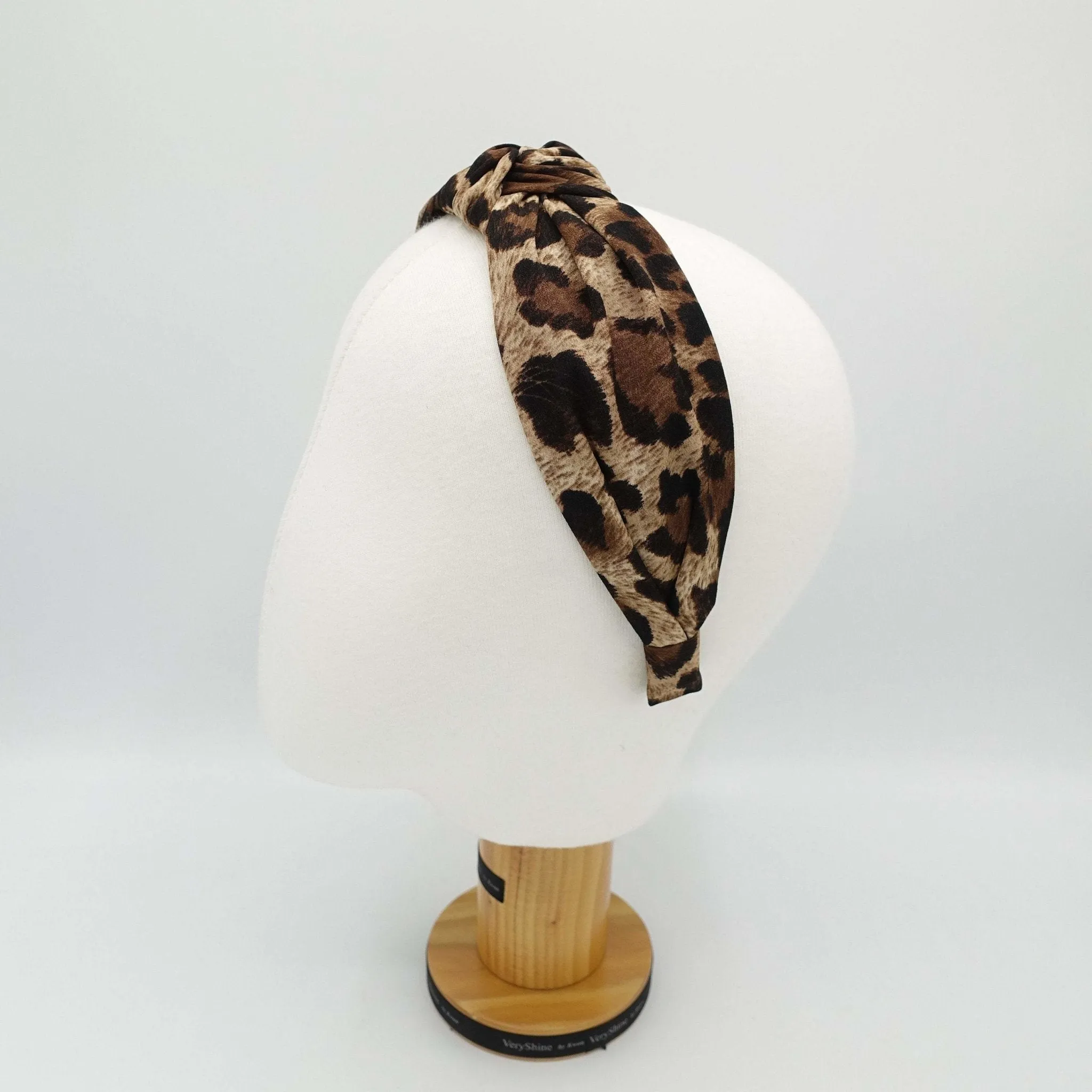 leopard print knotted headband