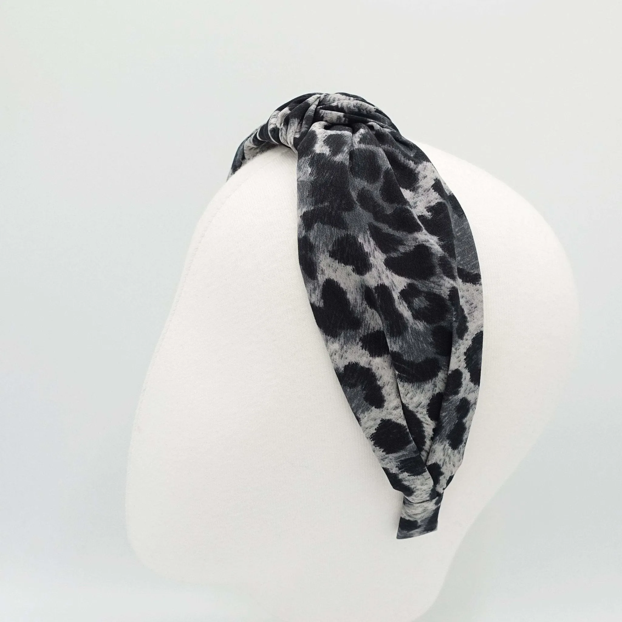 leopard print knotted headband