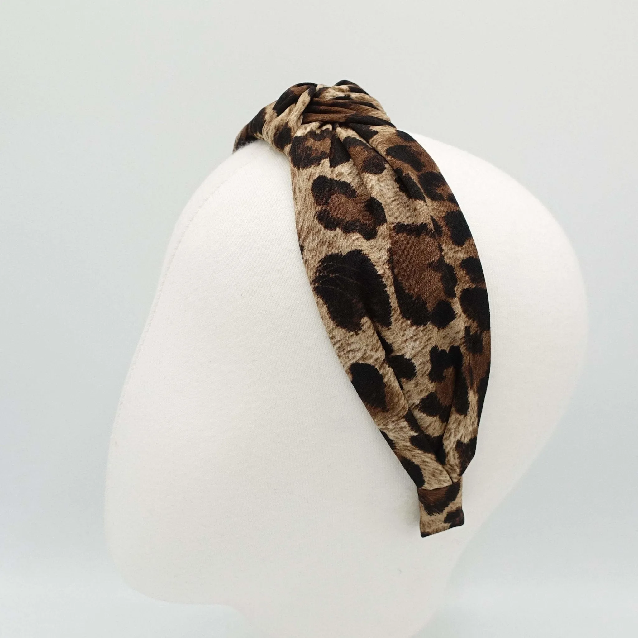 leopard print knotted headband