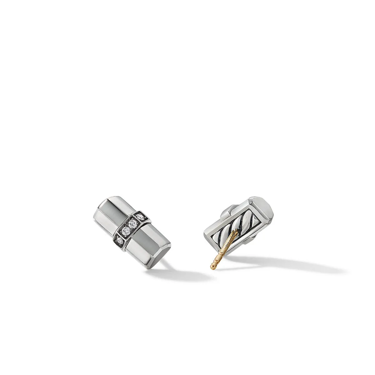 Lexington Stud Earrings with Diamonds