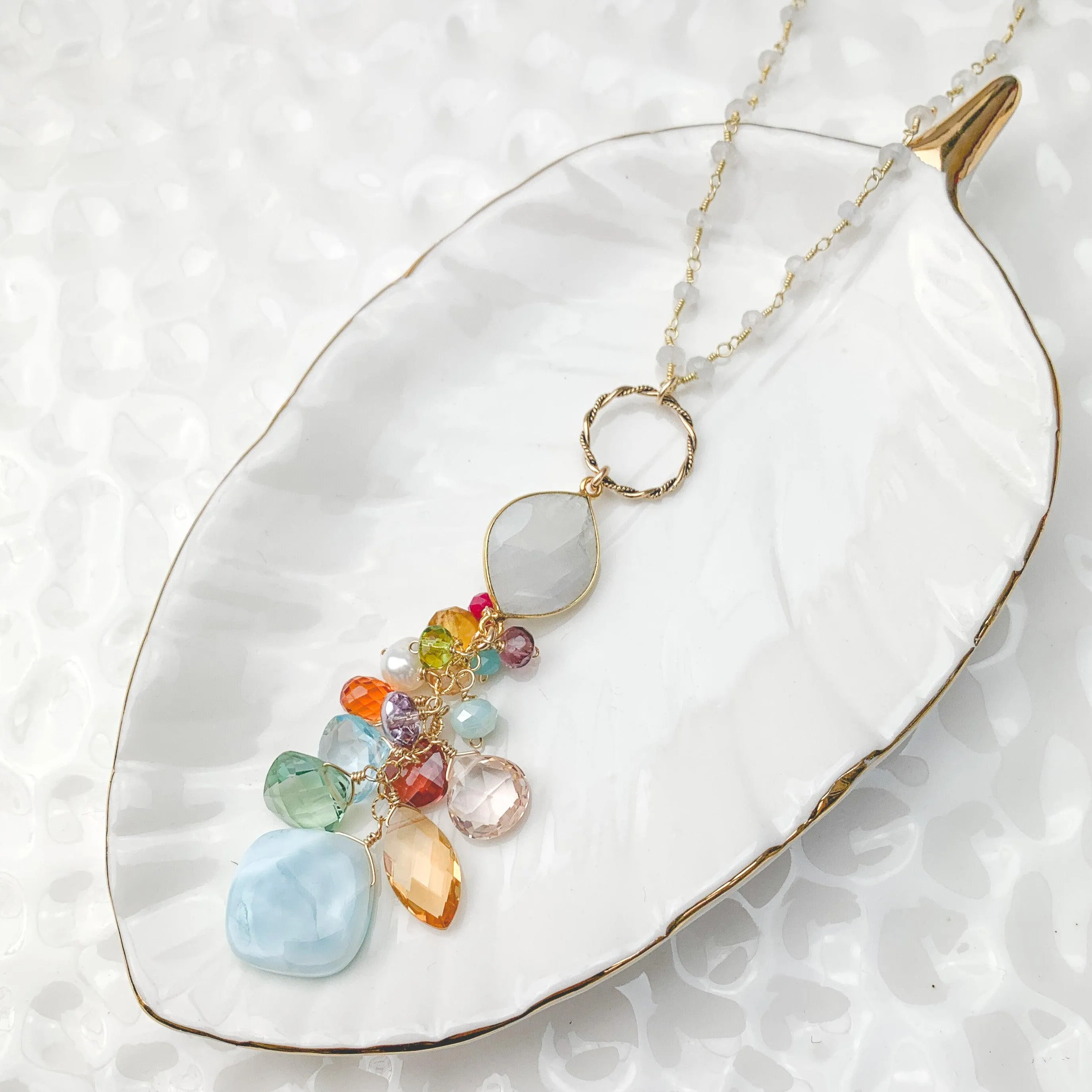 Limited Edition Pendant Larimar Necklace