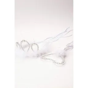 Little Adventures White Wand & Tiara Set